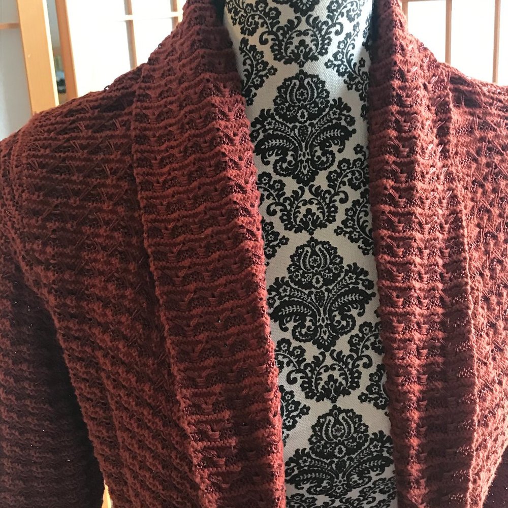 Orange cardigan